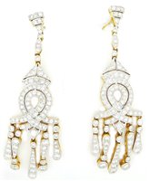 Ohrringe Sommer Dame in Gold Diamante 2.25 Ct 10048207 - 10048207